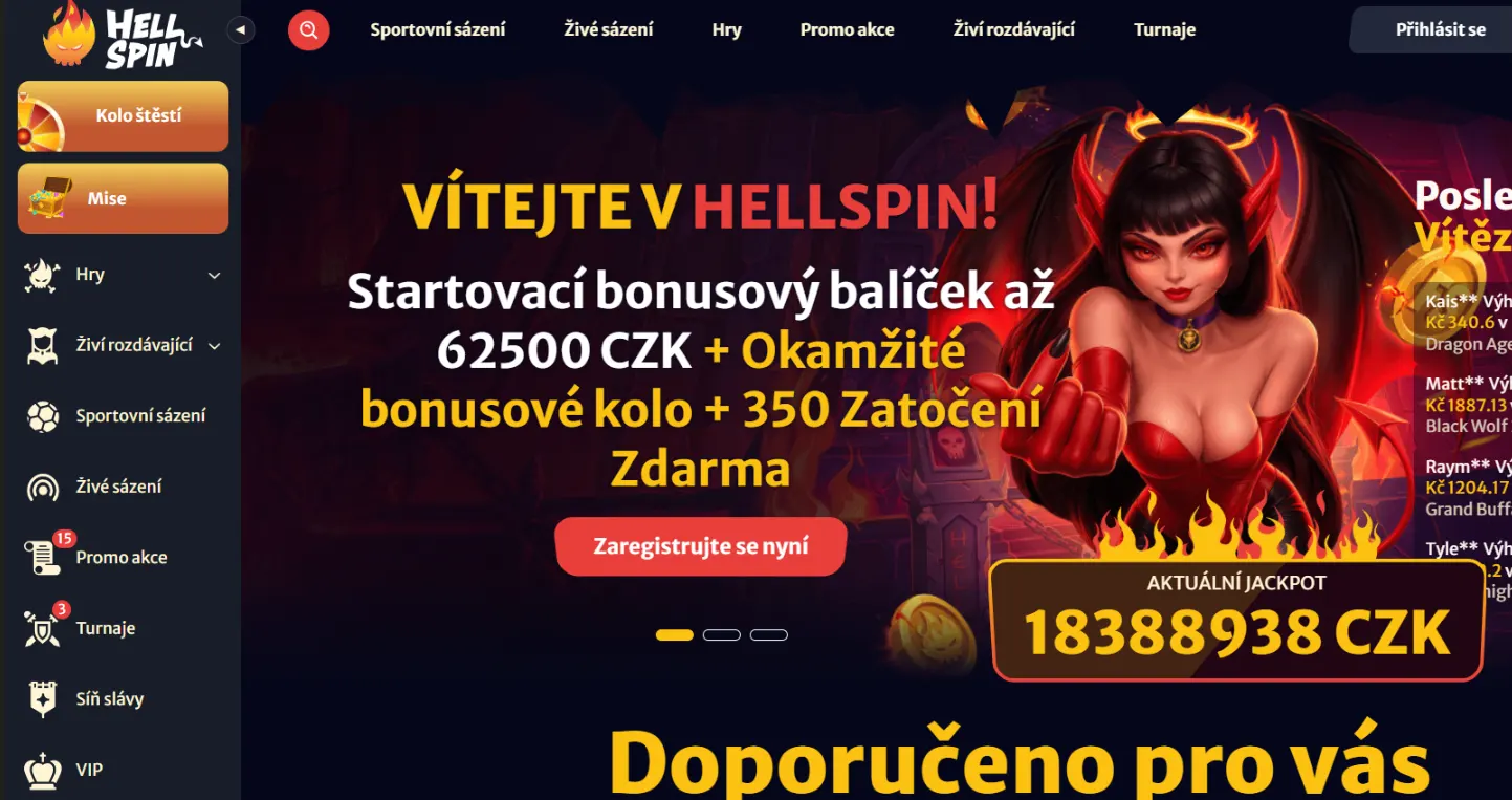 Hellspin Casino Screen